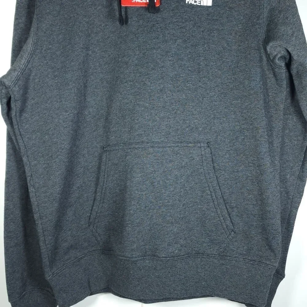 The North Face Men's Small Charcoal Gray DougHub Logo Hooded Pullover NWT